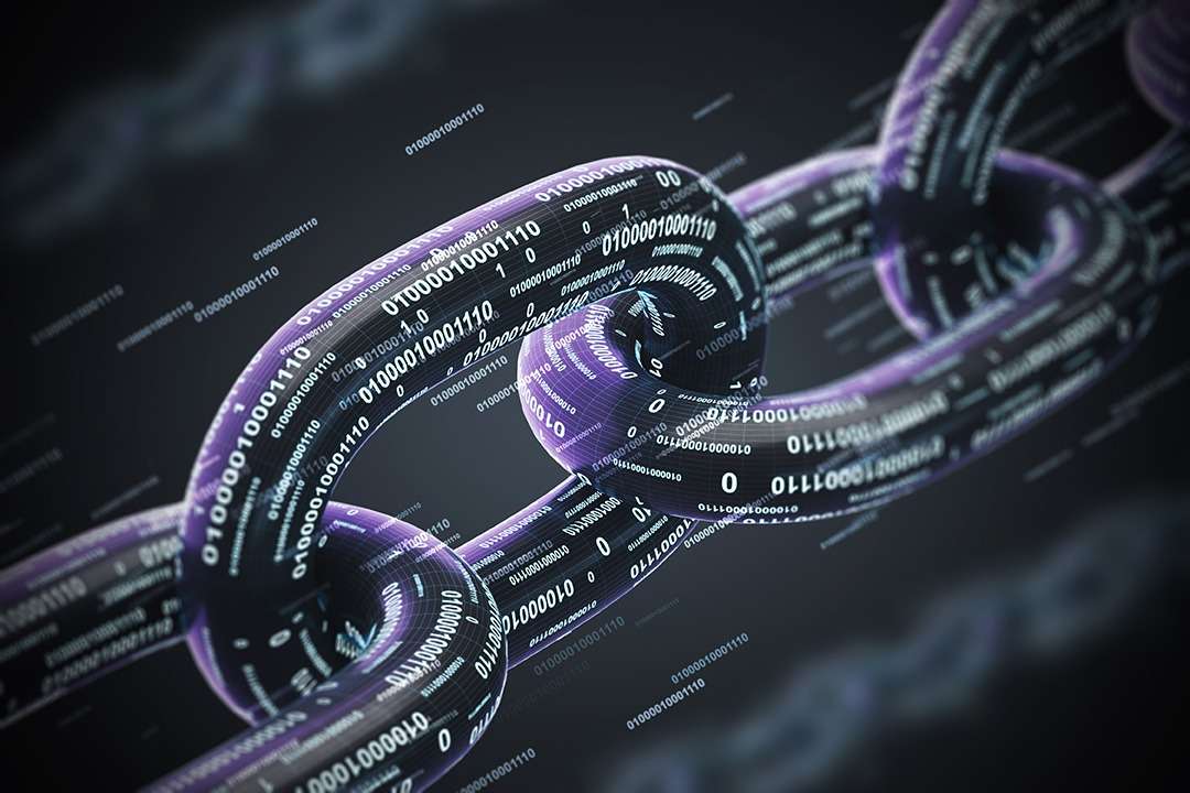 A crypto chain displaying digits, highlighting the power of blockchain technology.