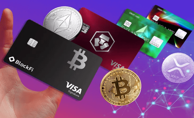 Credit cards that provide funds directly from crypto currencies like bitcoin.