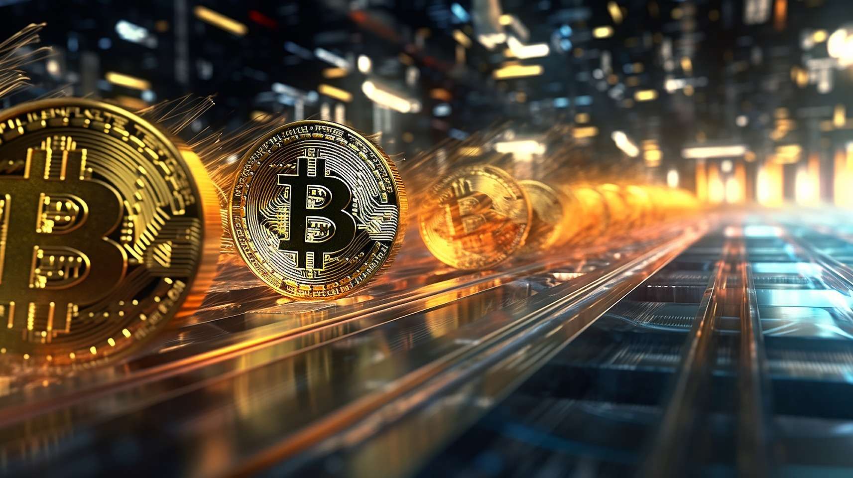 Beyond Bitcoin: How Alt Layers Will Shape the Next Crypto Boom on a train track in a city.