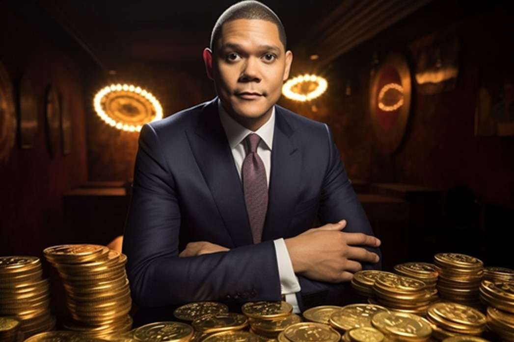 Trevor Noah the South African comedian and former host of The Daily Show with Bitcoin.
