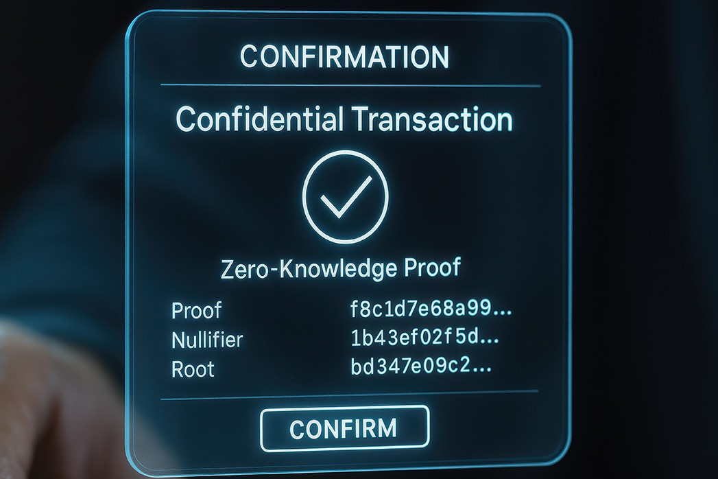 Blockchain Digital Identity Animation with Zero-Knowledge Proofs.