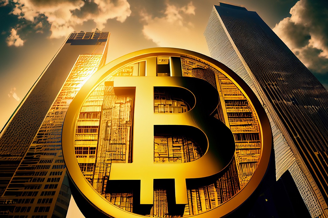 World in 2030 or a later future with Bitcoin BTC.