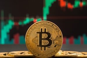 bitcoin-crypto-coin-with-financial-chart-background